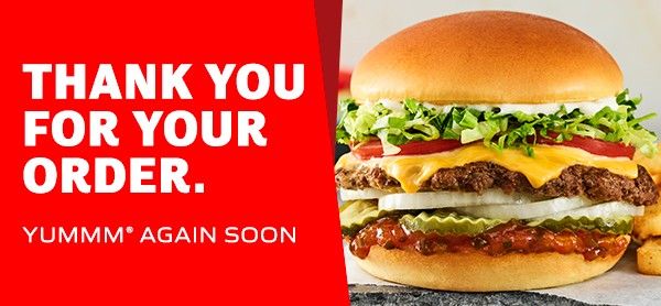 Thank you for your order. Yummm® again soon.